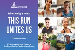 TCS Amsterdam Marathon op zondag 18 oktober virtueel van start