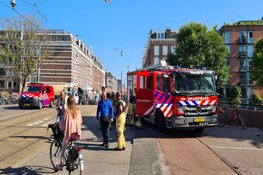 Woningen ontruimd bij gaslek bij Albert Heijn op de Kinkerstraat
