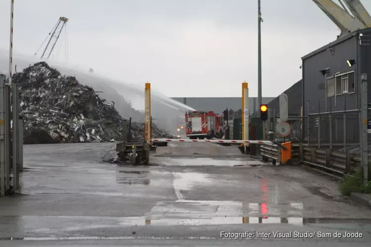 Brand in Westpoort Amsterdam