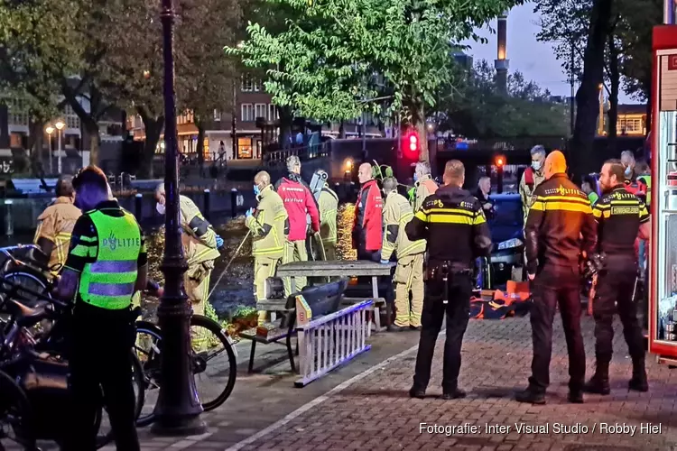 Persoon te water geraakt in Amsterdam