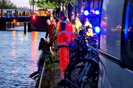 Persoon te water geraakt in Amsterdam