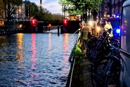 Persoon te water geraakt in Amsterdam