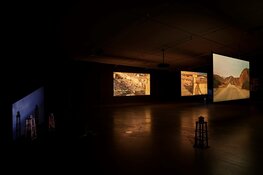 Live optredens van kunstenaars en augmented reality bij Trembling Landscapes