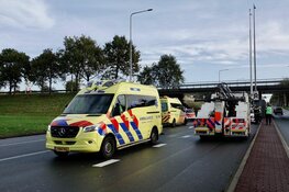 Auto crasht na mogelijke achtervolging in Amsterdam