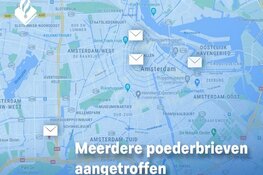 Meerdere poederbrieven aangetroffen in Amsterdam