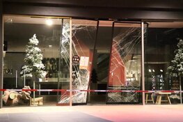 Ramkraak bij World Fashion Center