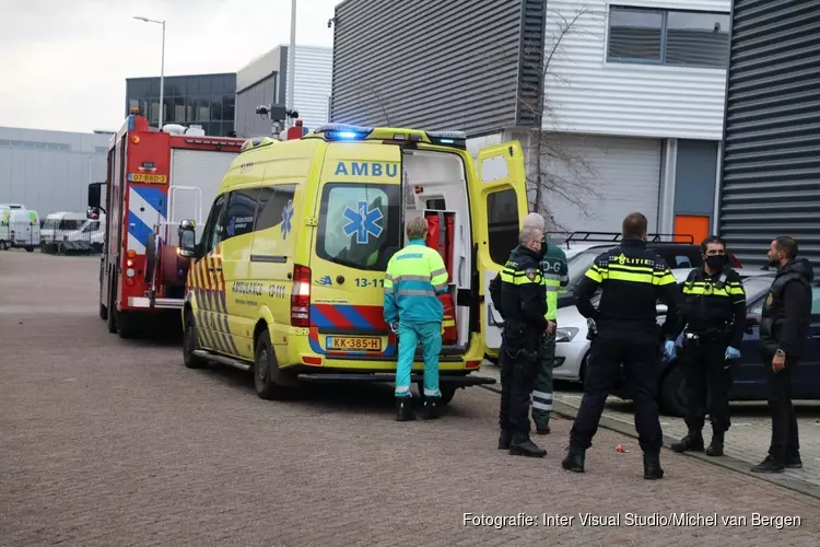 Bedrijfsongeval in Poortland Amsterdam