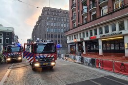 Brand bij sushi-restaurant Vijzelstraat