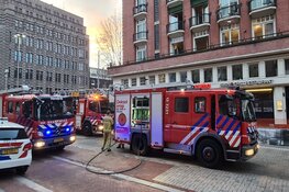 Brand bij sushi-restaurant Vijzelstraat