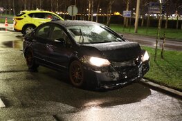 Aanrijding tussen 2 auto&#39;s op Schiphol-Rijk