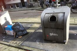 Wat, op deze plek een afvalcontainer?