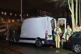 Bestelbus in brand in Osdorp