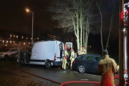 Bestelbus in brand in Osdorp