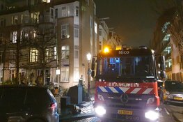 Brand in trappenhuis Amsterdam-Oost
