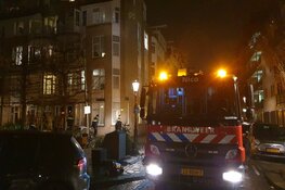 Brand in trappenhuis Amsterdam-Oost