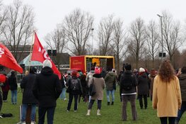 Veel politie aanwezig voor demonstratie in Westerpark
