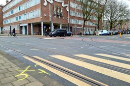 Aanrijding tussen politievoertuig en fietser