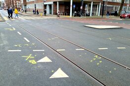 Aanrijding tussen politievoertuig en fietser