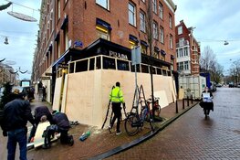 Vele winkels in P.C. Hoofdstraat dichtgetimmerd uit angst