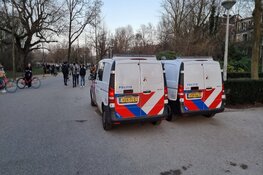 Enorme drukte in Vondelpark, politie grijpt in