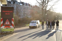 Vondelpark opnieuw afgesloten
