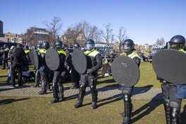 Aanhoudingen op Museumplein bij demonstratie tegen coronamaatregelen