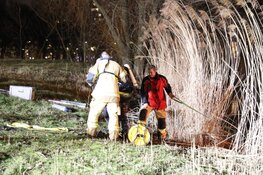 Auto te water in Nieuw-West, duikteam ingezet