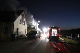 Grote brand in woning Oude Meer