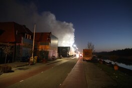 Grote brand in woning Oude Meer