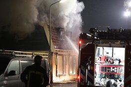Grote brand in woning Oude Meer