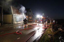 Grote brand in woning Oude Meer