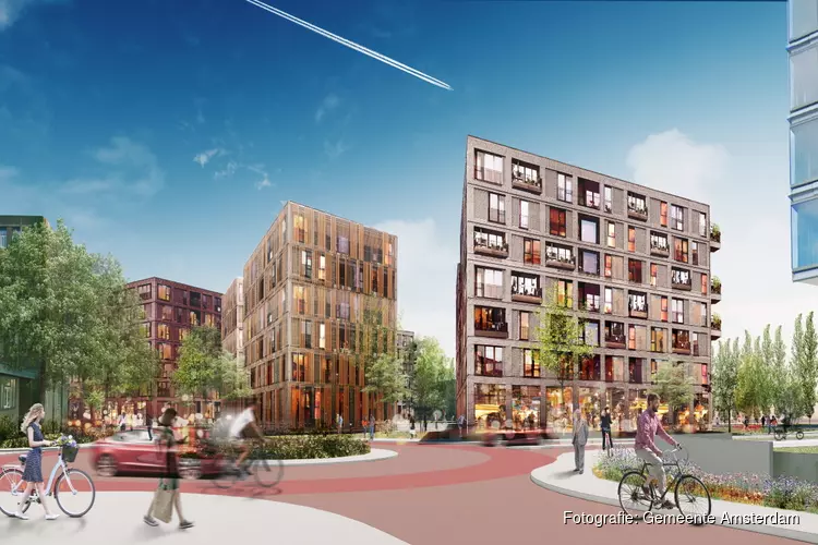 550 woningen in nieuwe groene buurt in Zuidas