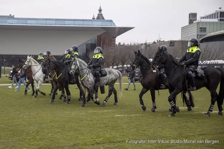 Demonstratie Museumplein afgebroken door schending afspraken
