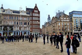 Kermisexploitanten voeren actie in Amsterdam