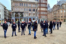 Kermisexploitanten voeren actie in Amsterdam