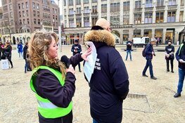 Kermisexploitanten voeren actie in Amsterdam