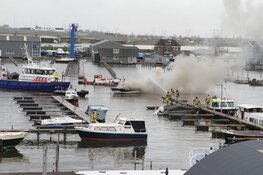 Explosie op boot in jachthaven