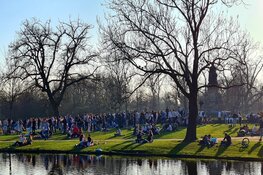 Te druk in Vondelpark