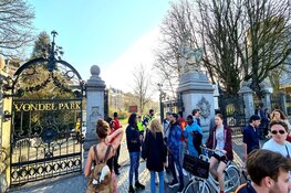 Te druk in Vondelpark