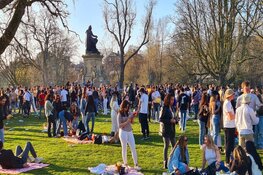 Te druk in Vondelpark