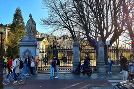 Te druk in Vondelpark