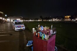 Ook op Museumplein veel achtergelaten rotzooi