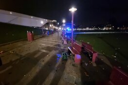 Ook op Museumplein veel achtergelaten rotzooi