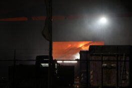 Grote brand in Westelijk Havengebied