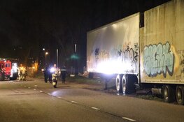 Verlaten trailer Oude Haagseweg doelwit vandalen