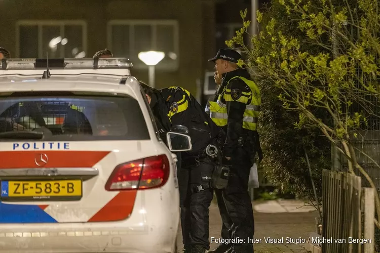 Woning beschoten op de Barbara van Meertenstraat