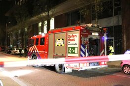 Brand in meterkast in appartement op Westerdok
