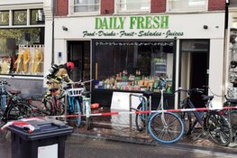 Brand in winkel Haarlemmerstraat