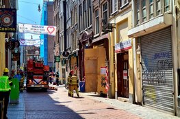 Pand aan Nieuwendijk afgezet en ontruimd na instorting