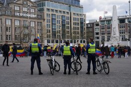 Colombianen demonstreren op de Dam